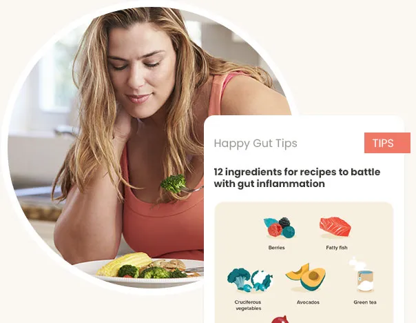 Reduced inflammation and bloating